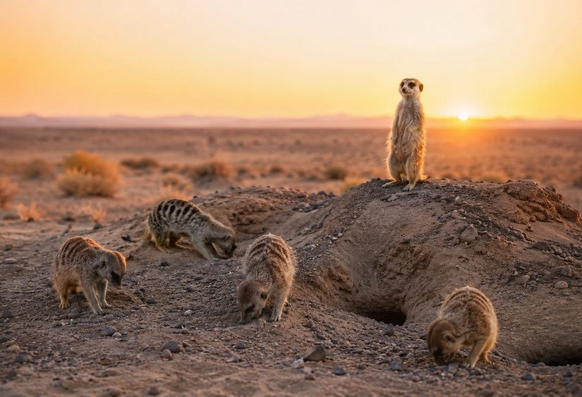 Meerkats: How Teamwork Helps Desert Mammals Survive
